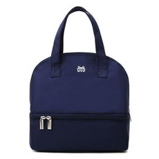 Allode 經典手提午餐袋, NO 02 深藍色, 1個