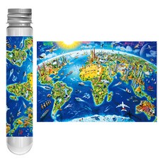 迷你小屋試管困難拼圖, 有趣的世界, 150件, 1個