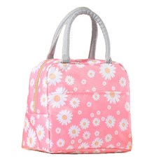 Allode 碎花方形午餐袋, 1個, NO 03 粉色雛菊