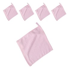 Make Mine 乾爽掛環抹布, 粉紅色, 5個