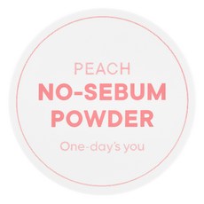 One-day's you Peach提亮控油蜜粉 4g, 1盒, 單色