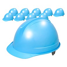 동명 투구형 안전모, 스카이블루, 10개