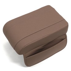 엠노블 차량용 팔걸이 콘솔쿠션 일반형, 다크브라운, 1개