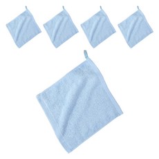 Make Mine 乾爽掛環抹布, 藍色, 5個