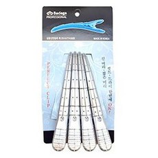 바다가 퍼펙트 헤어 클립 4p, 실버, 1개