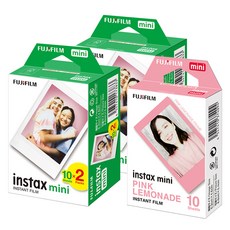 FUJIFILM 富士 instax 迷你電影 4p + 粉紅檸檬水套裝, 1組, 單品