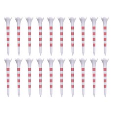 Sonio 皇冠十字邊框高爾夫球釘, 20個, 05 淺粉紅色