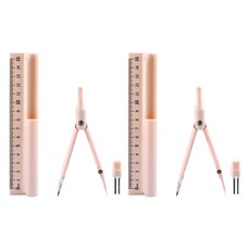 Maket Gamseong 圓規尺組 粉紅色, 2套