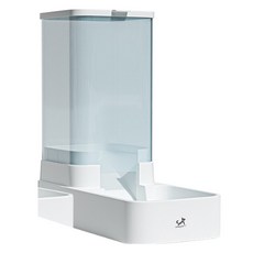 DING DONG PET 寵物 Pure Simple 半自動餵食器 2.1kg, 1個, 白色