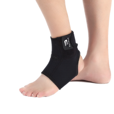 두트리 고탄력 슬림핏 발목 보호대 좌우세트, 1세트, 블랙