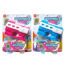 Hwangyong Toy 巨型旋風泡泡槍 2件組, 粉紅色, 藍色, 1套