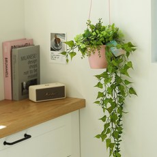 BeautifulDecoSense 人造懸掛植物 L, 棉花糖, 1個