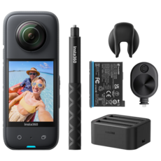 인스타360 X3 얼티밋 액션캠 세트, 블랙, CINSAAQ/B