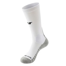 Undertech Elite 中筒足球比賽襪 UTE603, 白色 + 黑色, 1個