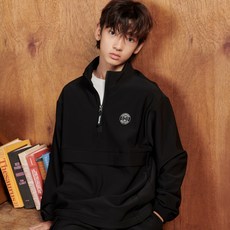 JCB 男童高領貂皮絨複合套頭夾克 S761