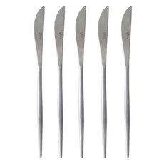 Bueokdaom Plitvice 韓國製造 不鏽鋼420 餐刀, 銀色, 5個