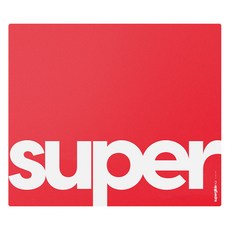 pulsar Superglide 玻璃滑鼠墊 v2 XL, 1個, SGPXLR2 紅色