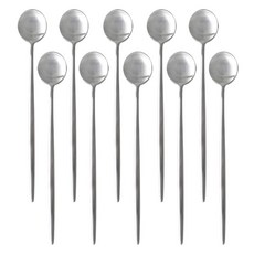 부엌다옴 플리비체 국산 스텐304 롱티스푼, 10개