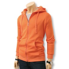 블루포스 남성용 체비홀 기모 후드 포켓 집업