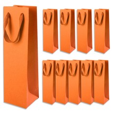 金兔酒C色酒紙袋9 x 28 x 8cm, 10個, 橘色