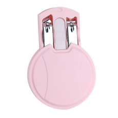 피피홈리빙 컴팩트한 마카롱 여행용 손톱깍이 세트, 1세트, 핑크