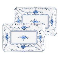 Tettau Amina Bloom 長方形盤 18 x 12 cm, 2個