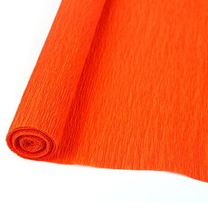마다꾸미 주름 구김지 오렌지 50 x 250 cm, 2개, 1색