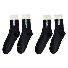 Robroco 舒適休閒亮點高爾夫襪4雙組, 1套, 黑白色
