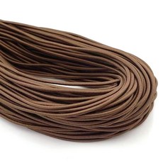 마다꾸미 팔찌 염주 만들기 공예줄 우레탄 대용량 고무줄 1mm, 브라운, 1개
