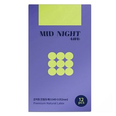 MDNT 미드나잇 라이프 콘돔, 1개, 12개입