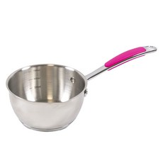 UNIQUE HOUSE HOME DECO IH爐適用不鏽鋼刻度單柄鍋, 1個, 14cm