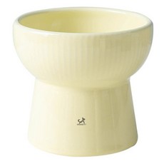 DING DONG PET 寵物高級陶瓷餐具, 1個, 奶油白