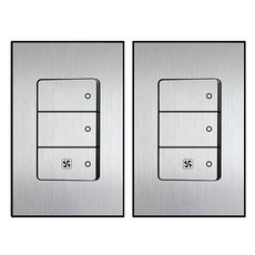 Boedam 三聯開關 內建排風扇跳線, 2個