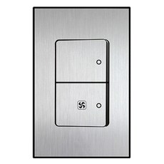 Boedam 2開關 內建換氣扇跳線, 1個