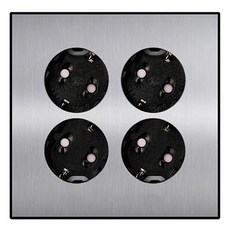 Boedam 嵌入式插座 4孔, 1個