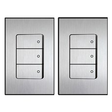 보에담 점프선 내장 스위치 3구 1로 실버, 2개
