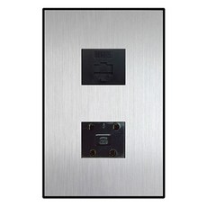 Boedam 網路通訊+電話插座 8P + 4P, 1個