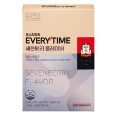 정관장 정품 에브리타임 정관장 세븐베리 플레이버 20p, 200ml, 1개