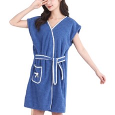 원이네 여성용 심플한 가운 면사, 네이비, 1개