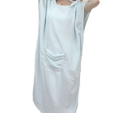 Market Pio 女款居家基本款連帽斗篷浴袍, 1個, 類型1