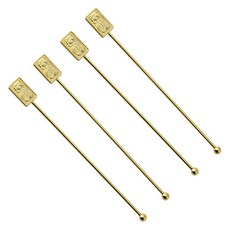 BELLE design 高品質金條方形攪拌機, 金色, 4個