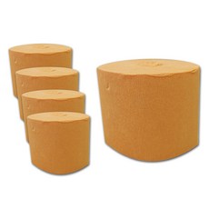 마다꾸미 미니 주름지 28 오렌지브라운 4.5 x 250 cm, 5개