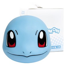 BELLEAMANT 寶可夢 傑尼龜 大臉 補充型 車用芳香劑, 1個, 白玫瑰