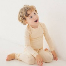 VAENAIT BABY 兒童鏤空莫代爾長袖家居服套裝