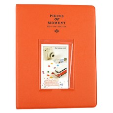 소니오 대용량 폴라로이드 포토 앨범 L, 03 오렌지, 20매