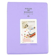 소니오 대용량 폴라로이드 포토 앨범 S, 08 딥퍼플, 16매