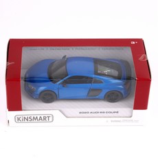 KiNSMAR 奧迪 R8 Coupe 汽車玩具 KT5422, 藍色