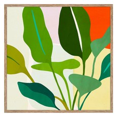 아트마트 식물그림 일러스트 Tropica 2 빅토리아 보르헤스, 알루미늄 우드