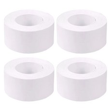 Yoromcorom 縫隙密封防水膠帶 3.8cm x 3.2M 白色, 4個