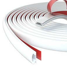 Yoromkorom 阻擋外風 窗戶 房門 擋風條 縫隙阻擋 門窗密封條 6m 白色, 1個